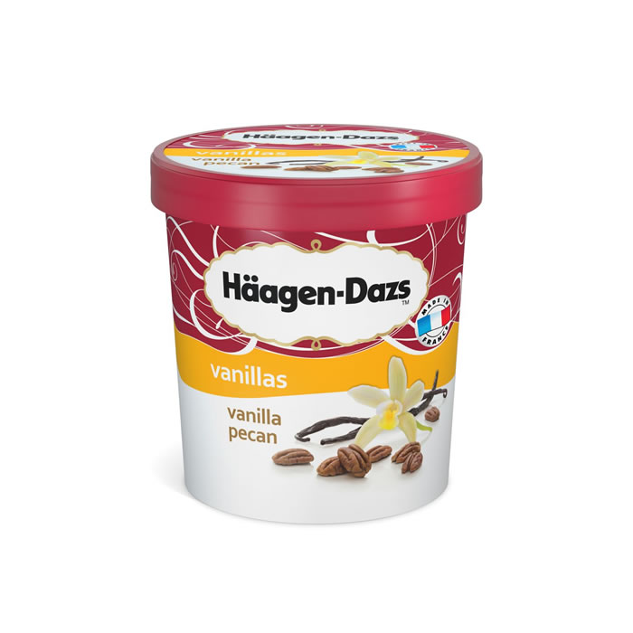 HÄAGEN-DAZS Crème glacée à la vanille et aux noix de pécan