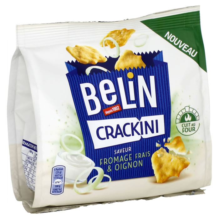 BELIN Crackini Crackers fromage frais et oignon
