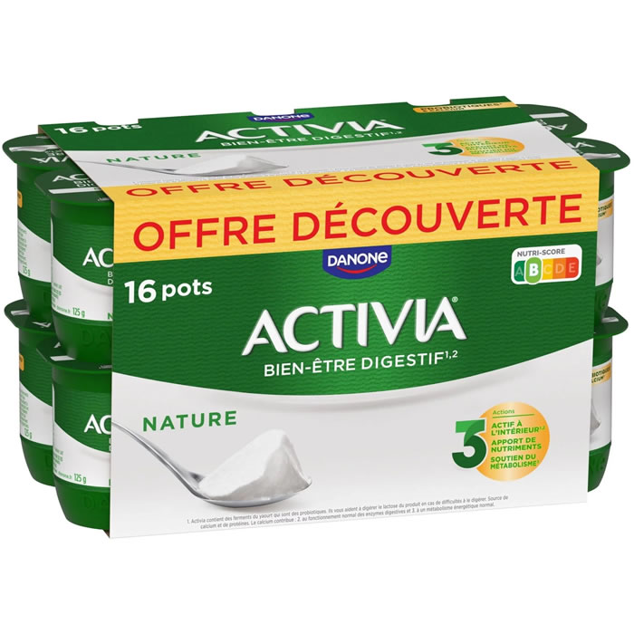 ACTIVIA Yaourts bifidus nature