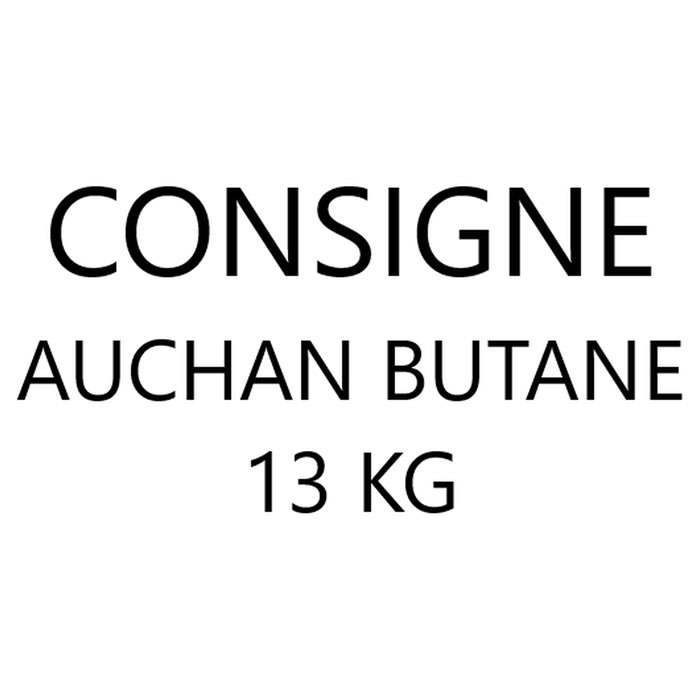 AUCHAN Consigne de gaz Butane 13kg