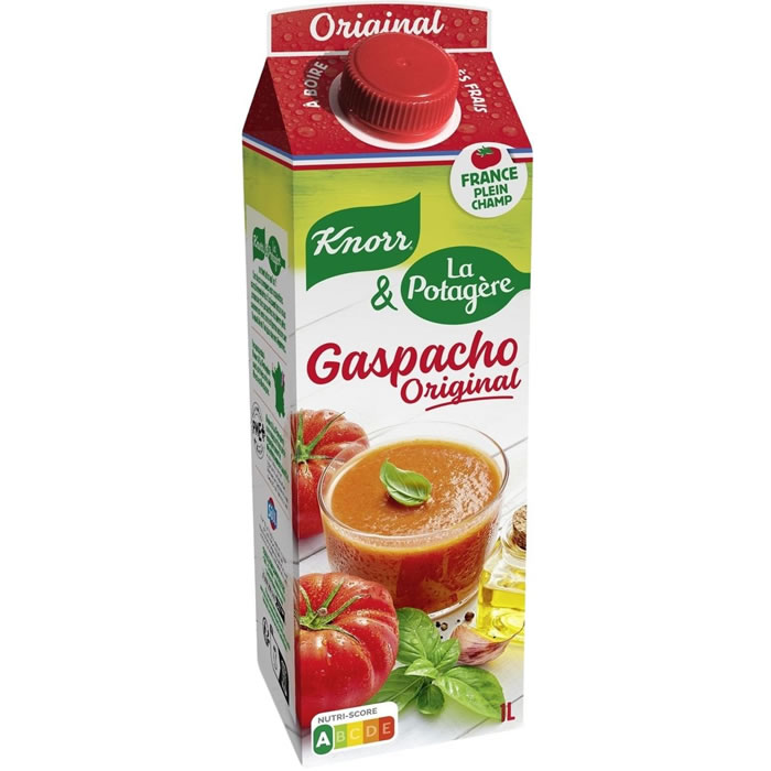 LA POTAGERE & Knorr Gazpacho de tomate, légumes et huile d'olive
