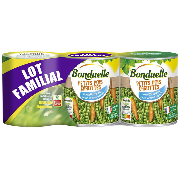 BONDUELLE Petits pois et carottes