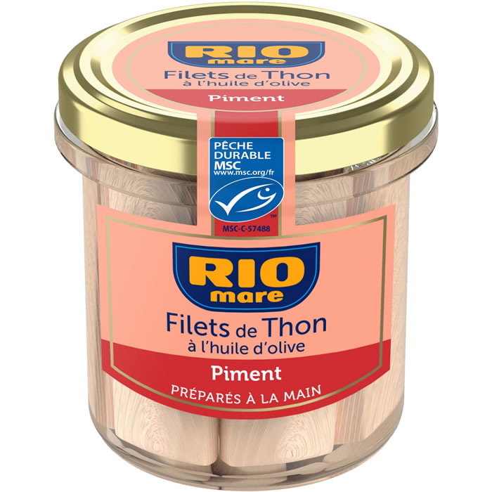 RIO MARE Filets de thon à l'huile d'olive et piment MSC