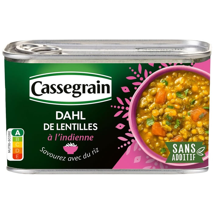 CASSEGRAIN Dahl de lentilles à l'indienne