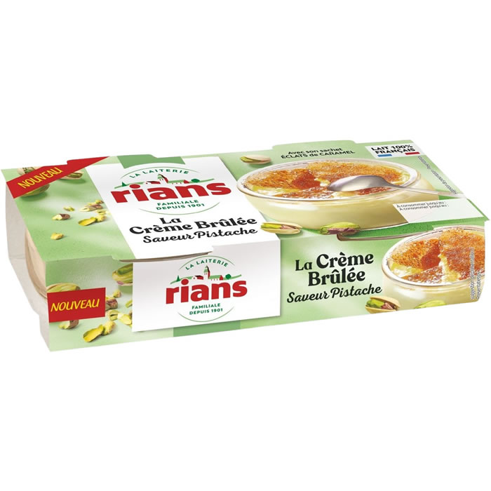 RIANS Crème brûlée à la pistache