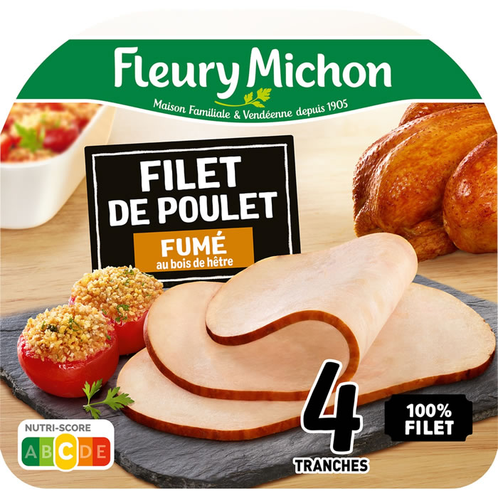 FLEURY MICHON Filet de poulet fumé