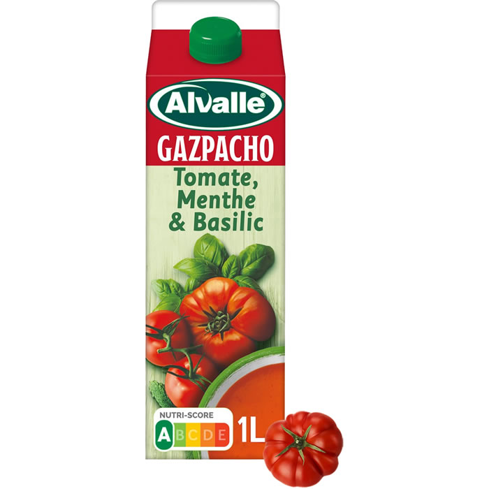 ALVALLE Gazpacho de tomate, menthe et basilic