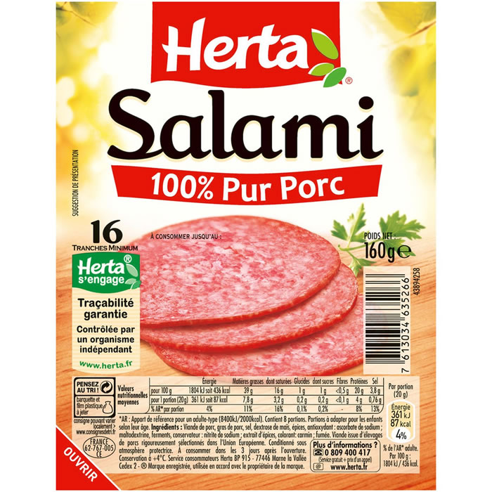 HERTA Salami pur Porc