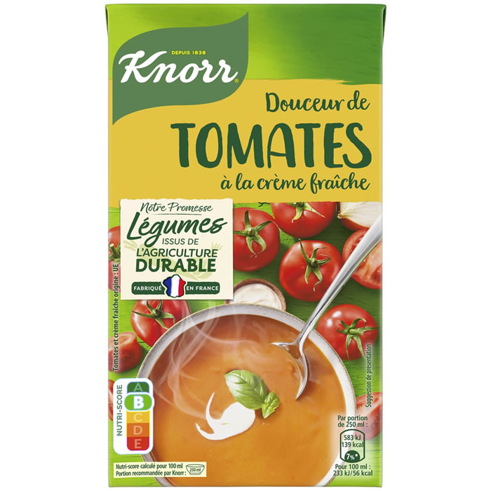 KNORR Soupe douceur de tomates à la crème fraîche