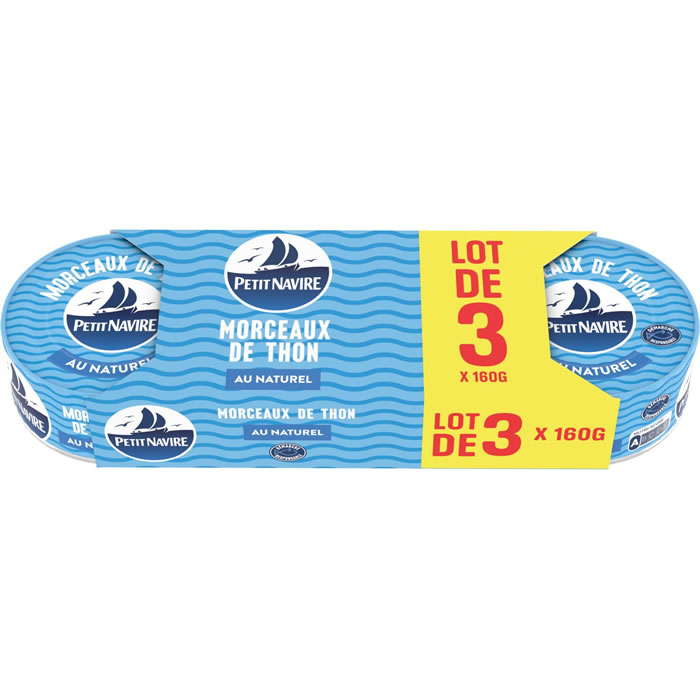 PETIT NAVIRE Thon en morceaux au naturel