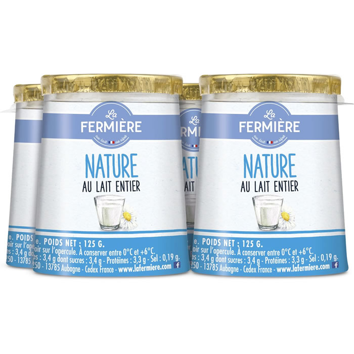 LA FERMIERE Yaourts nature