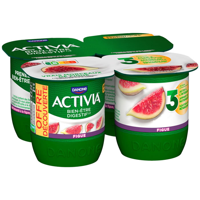 ACTIVIA Yaourts bifidus à la figue