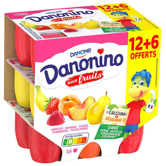 DANONINO Petit suisse aux fruits