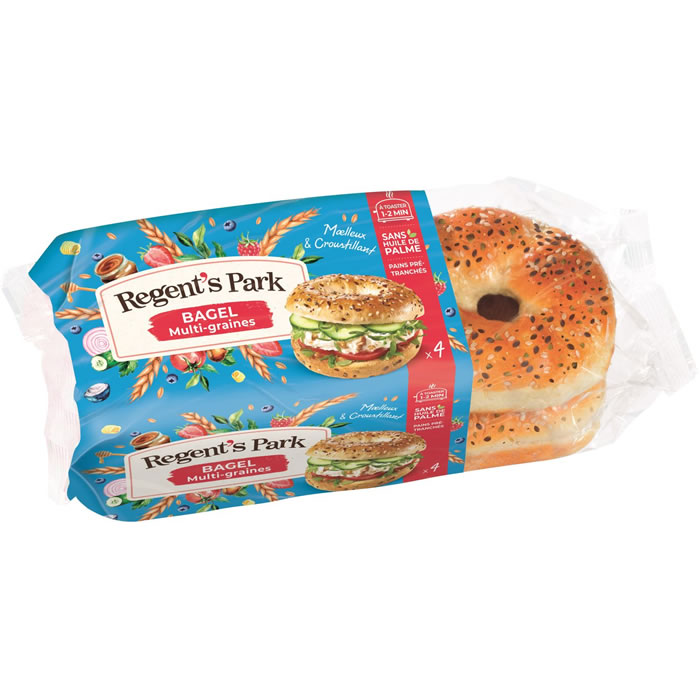 REGENT'S PARK Bagels aux multi graines