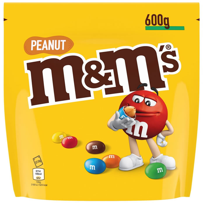 M&M'S : Peanut - Cacahuètes enrobées de chocolat - chronodrive