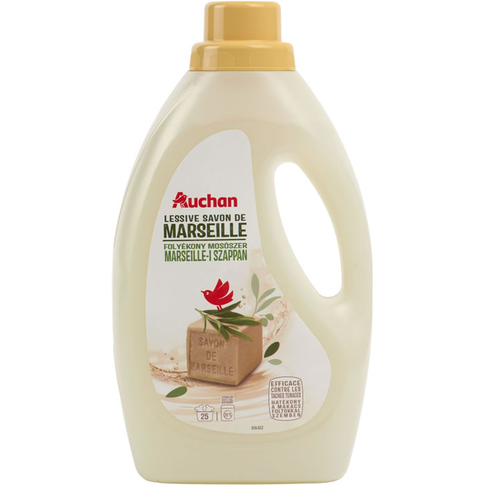 AUCHAN Lessive liquide au savon de Marseille