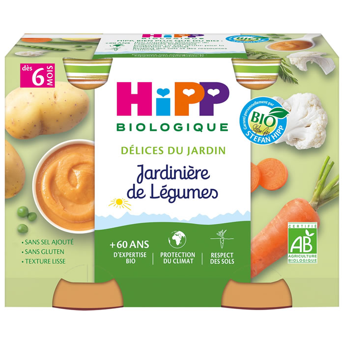 HIPP Jardinière de légumes bio dès 6 mois