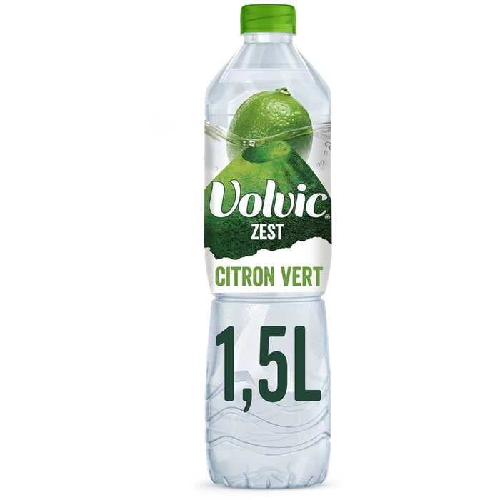 VOLVIC Eau minérale naturelle aromatisée au citron  vert