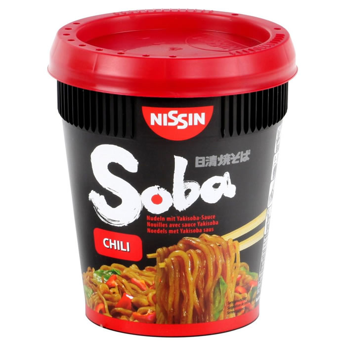 NISSIN Soba Nouilles au chili avec sauce yakisoba