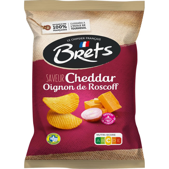 BRET'S Chips goût cheddar et oignon de roscoff