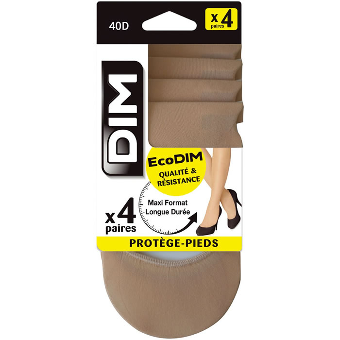 DIM Ecodim Protège-pieds beige taille 35-38