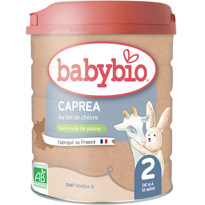 BABYBIO Caprea Lait de chèvre 2ème âge en poudre 6/12 mois bio