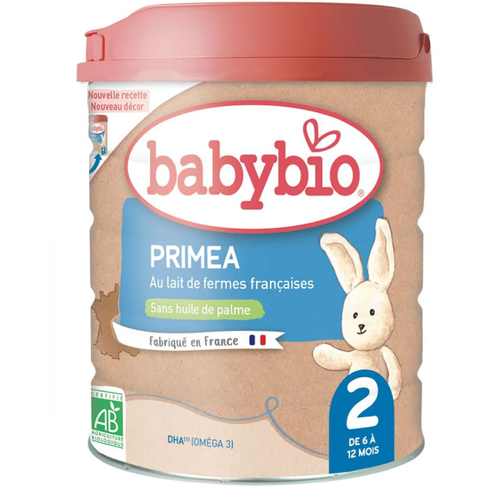 BABYBIO Primea Lait 2ème âge en poudre bio 6/12 mois