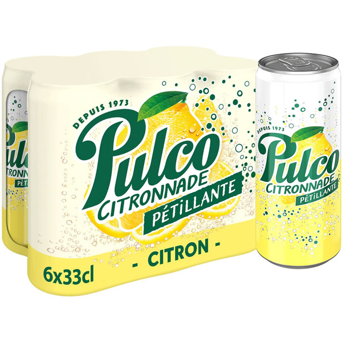 PULCO Fines Bulles Boisson gazeuse au citron