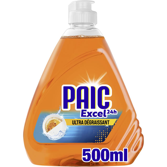 PAIC Excel Liquide vaisselle ultra dégraissant à la mandarine