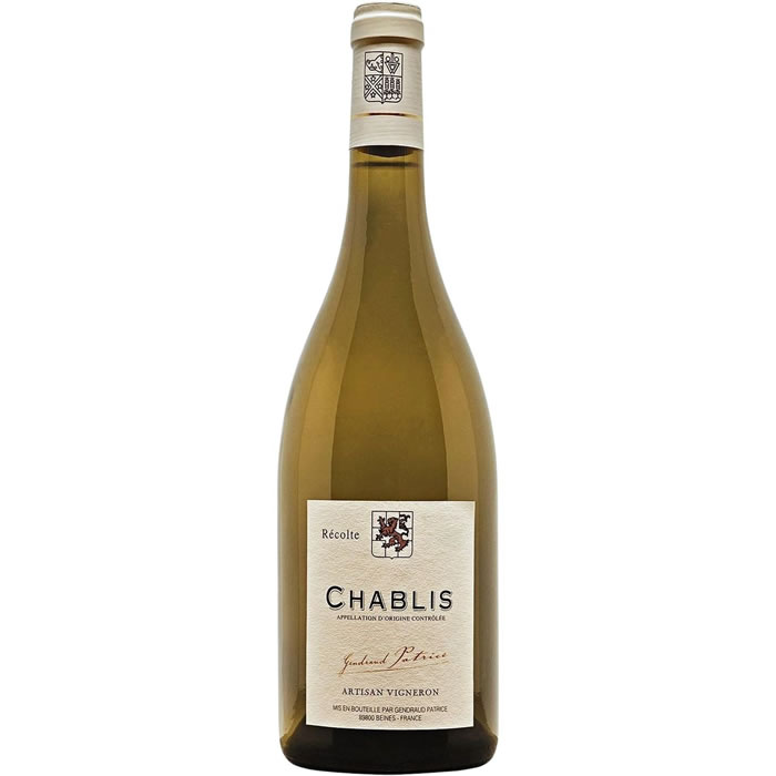 CHABLIS Gendraud Patrice Vin blanc sec AOP