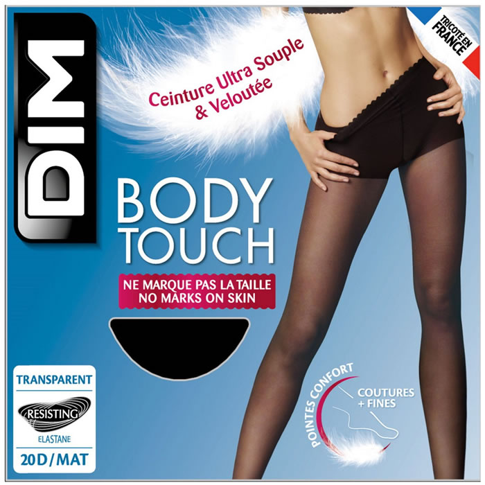 DIM Body Touch Collants voile noir taille 2 20D