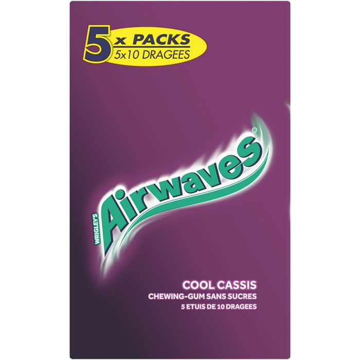 AIRWAVES Chewing-gum au cassis