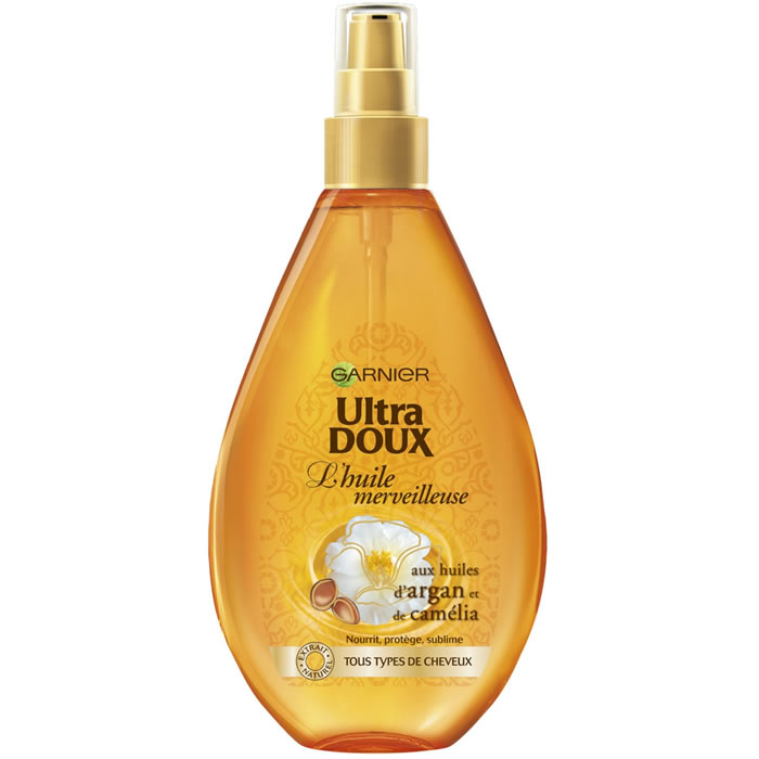 ULTRA DOUX Huile merveilleuse cheveux huile d'argan camélia