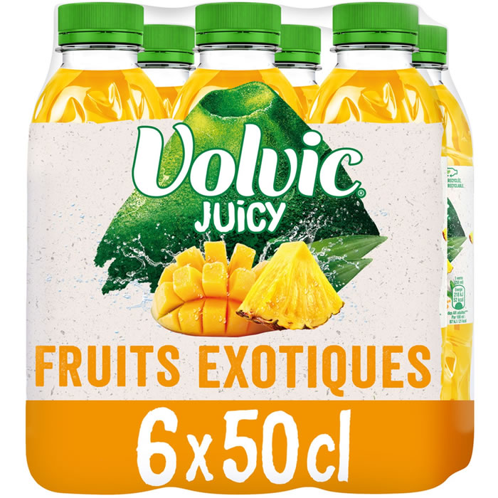 VOLVIC Juicy Eau aromatisée à l'ananas et mangue