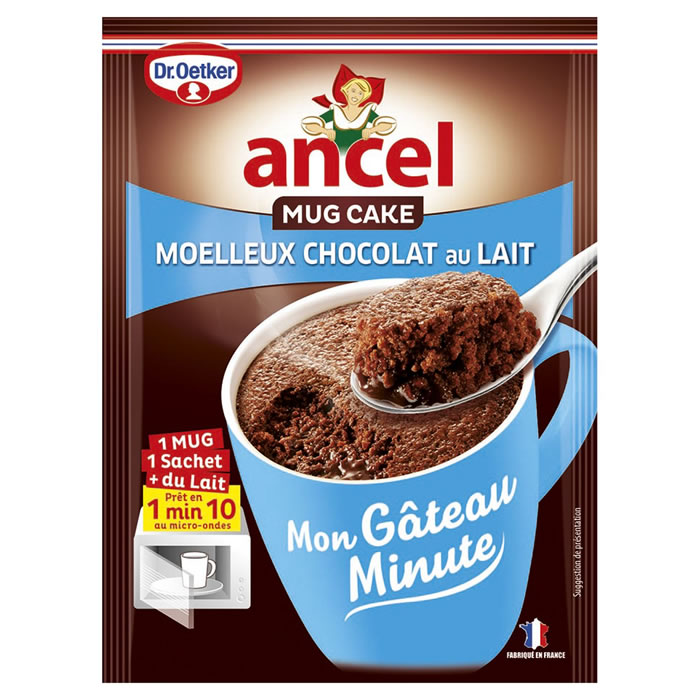 ANCEL Mon Gâteau Minute Moelleux au Chocolat au Lait