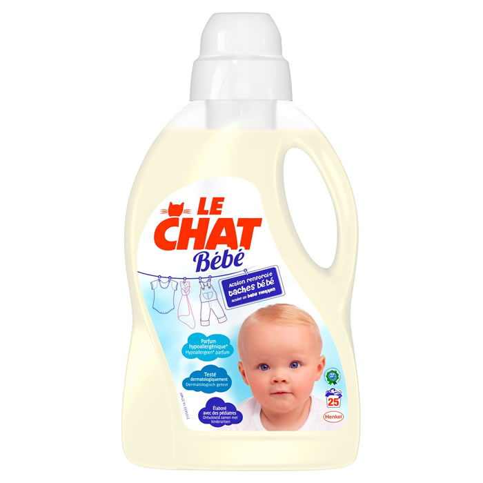 LE CHAT Bébé Lessive liquide pour bébé parfum hypoallergénique
