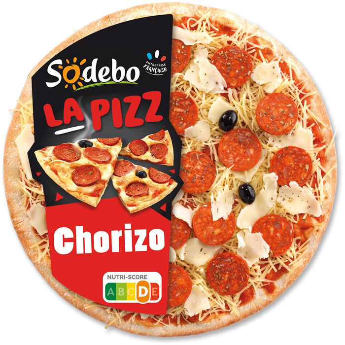 SODEBO La Pizz Pizza au chorizo