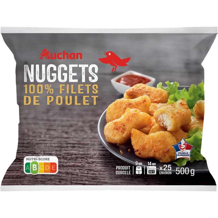 AUCHAN Nuggets de poulet