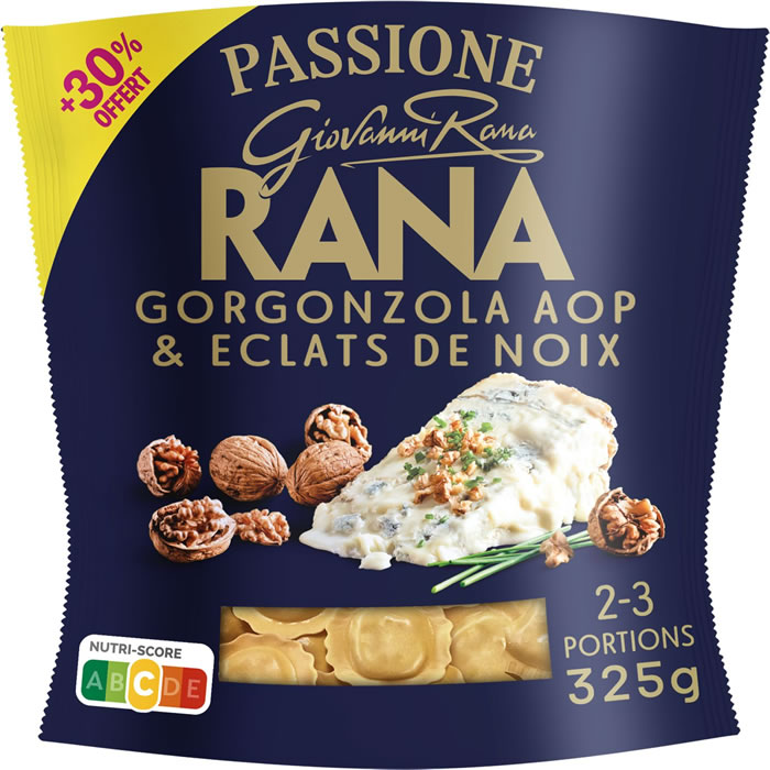 GIOVANNI RANA Girasoli au gorgonzola AOP et aux noix cuisson à l'eau