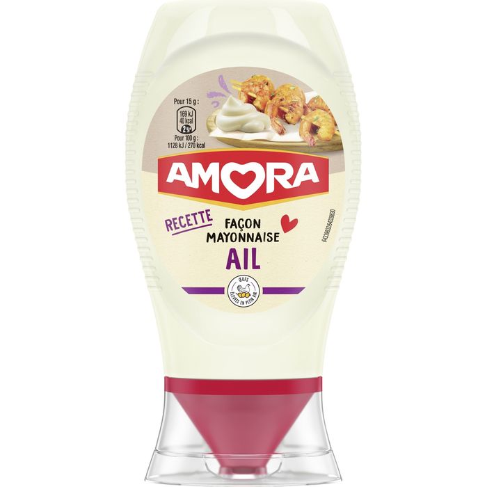 AMORA Sauce à l'ail façon mayonnaise