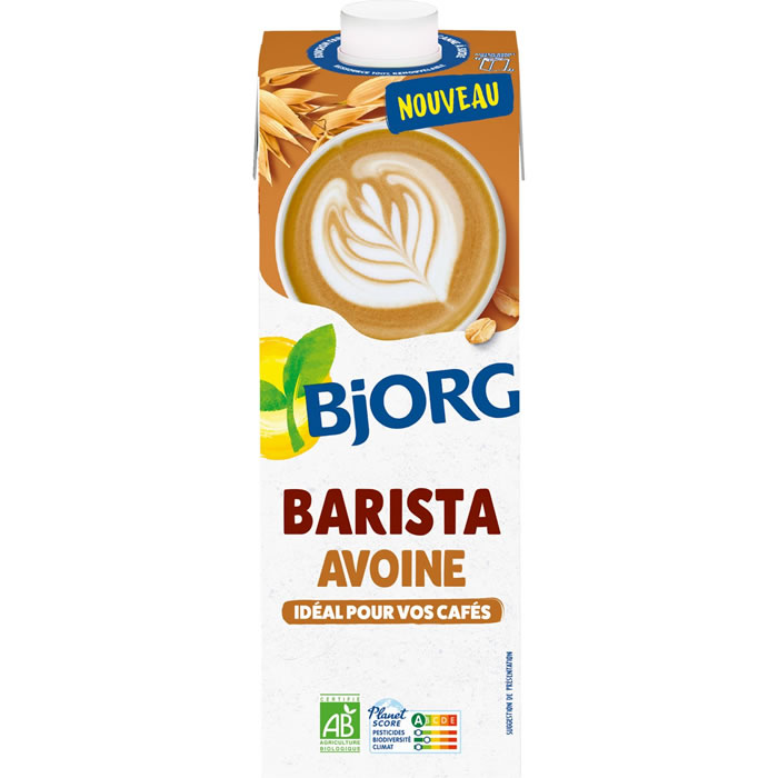 BJORG Barista Boisson végétale à l'avoine bio