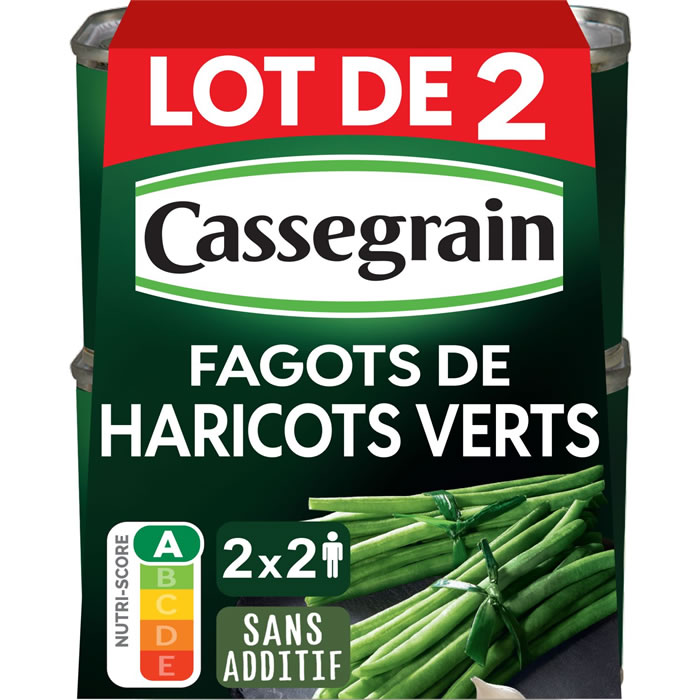 CASSEGRAIN Fagots d'haricots verts et liens de poireaux