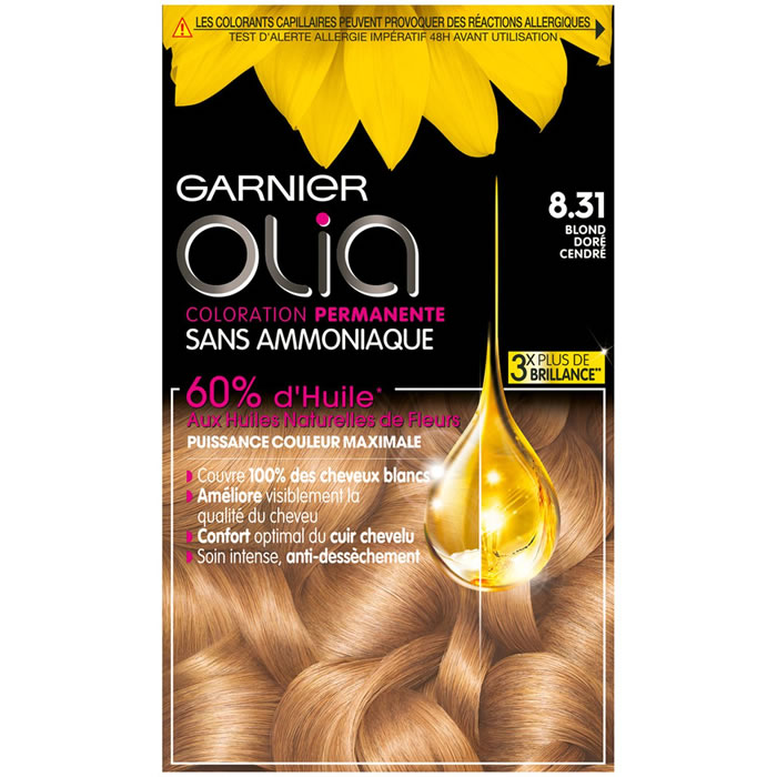 GARNIER Olia Coloration permanente blond doré 8.31