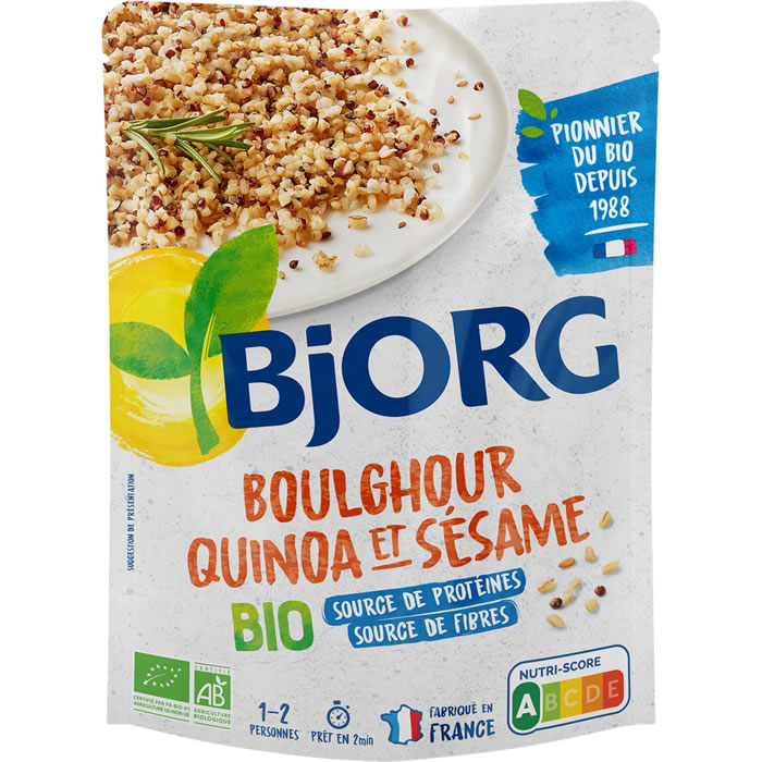 BJORG Boulghour, quinoa et sésame bio