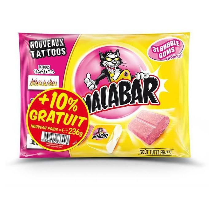 MALABAR Chewing-gum Tutti Frutti