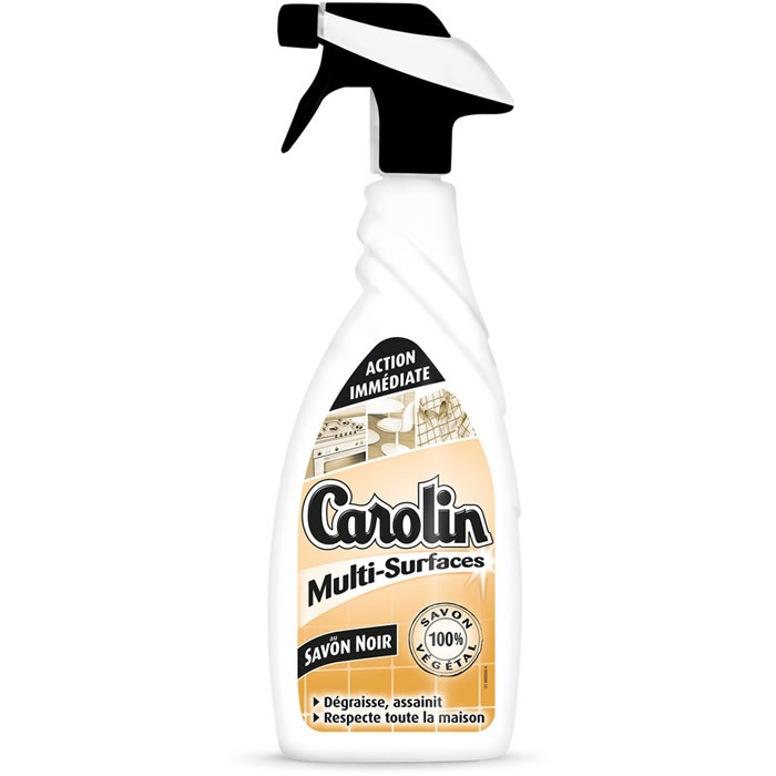 CAROLIN Nettoyant spray multi-surfaces au savon noir