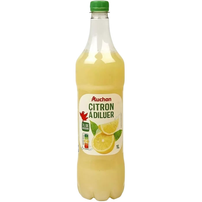 AUCHAN Concentré à la pulpe de citron