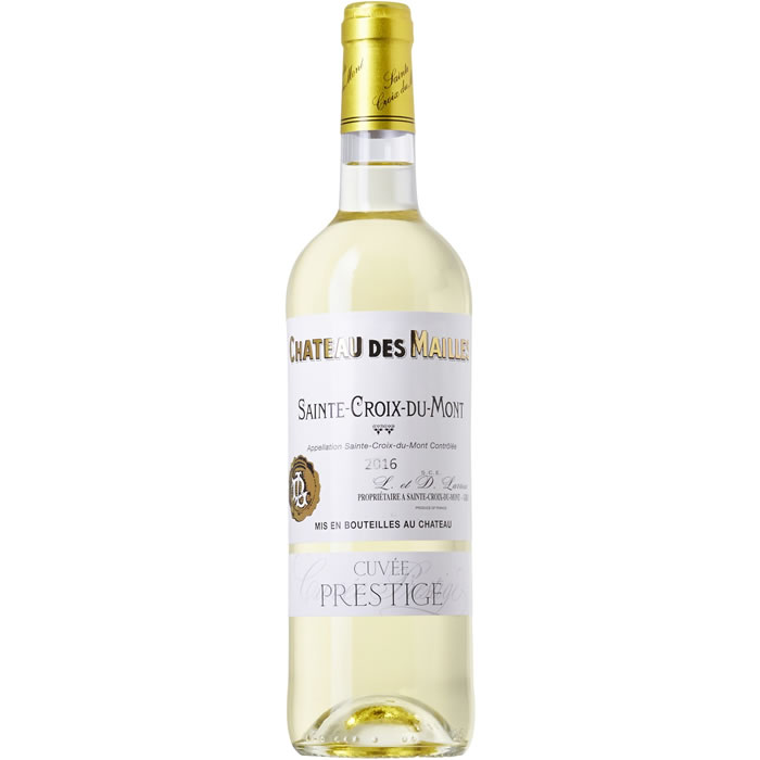 SAINTE-CROIX-DU-MONT - AOP Château des Mailles - Cuvée prestige Vin blanc