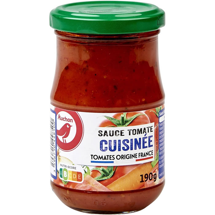 AUCHAN Sauce tomate cuisinée