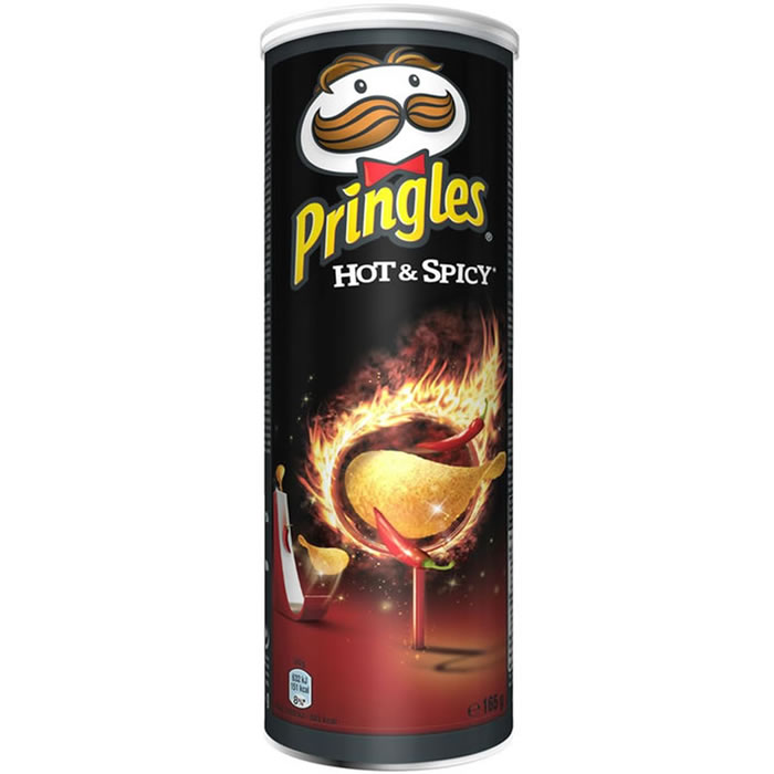 PRINGLES Chips tuiles saveur hot & spicy